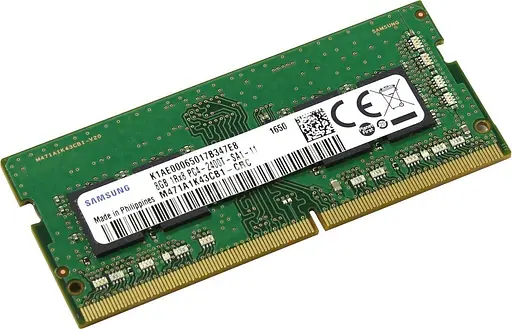 Оперативна пам'ять SO-DIMM DDR4 Samsung 8Gb 2400 MHz Б/У - фото 1
