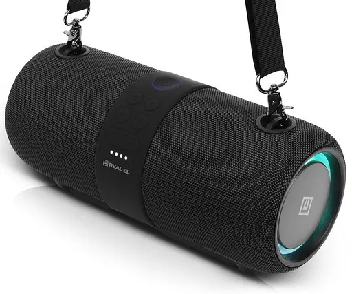 Bluetooth колонка Real-El X-735 black (EL121600011) UA - фото 5