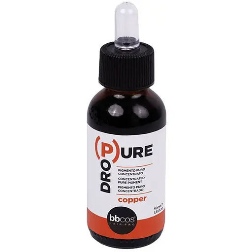 Премиальный концентрированный прямой пигмент для волос BBcos DroPure Copper с эффектом медного сияния 50 мл - фото 1