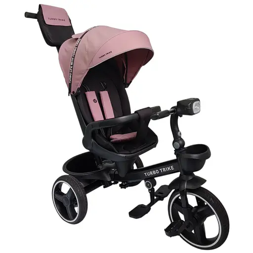 Велосипед детский трехколесный MT 1002-1 Mauve Pink с родительской ручкой