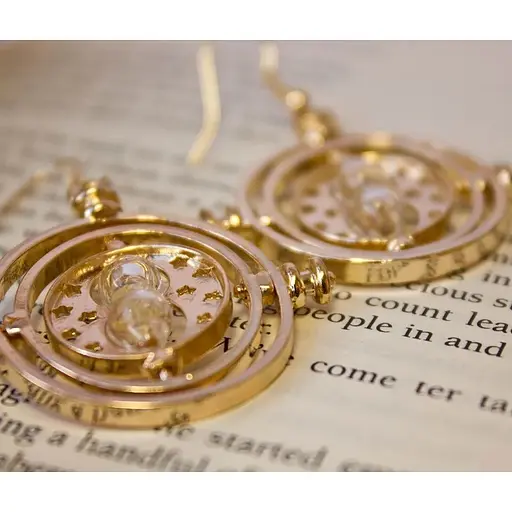 Сережки Маховик Часу Герміони Гаррі Поттер Harry Potter HP 6.52 - фото 2