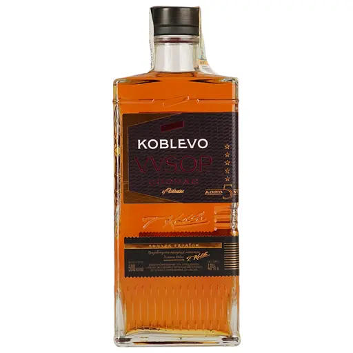 Коньяк України Koblevo Ординарний, 5 зірок, 40%, 0,5 л (596345) - фото 2