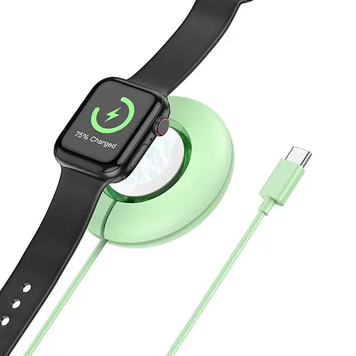 БЗП Hoco CW51 Wireless charger for iWatch Green - фото 2