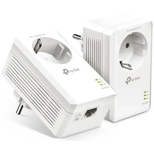 Адаптер TP-Link Powerline TL-PA7017PKIT 2PK AV1000 1xGE розетка - фото 1