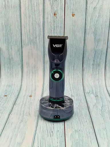 Профессиональная аккумуляторная машинка VGR V-256 (Зарядная база, LED-дисплей, Регулировка скорости) - фото 3