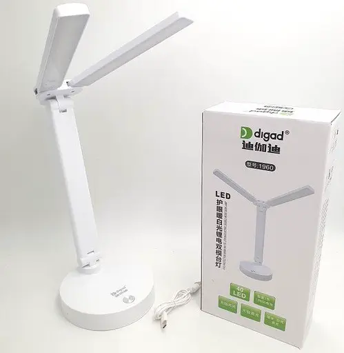 Настільна лампа Digad 1960 сенсорна + 2х18650 + USB + 3 режими (плавне регулювання) - фото 7