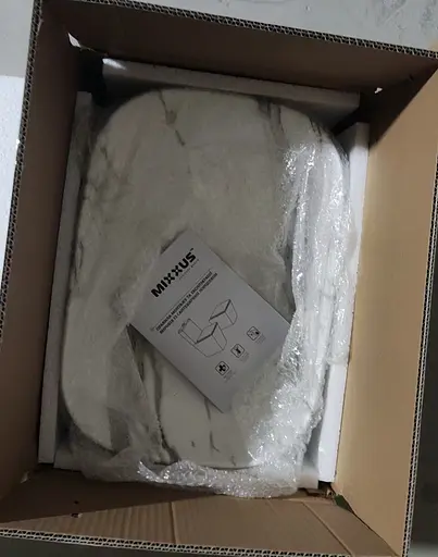 Умивальник накладний Mixxus Premium Diverse-0114 marble 455x325x135 мм MP6545, Мармур - фото 4