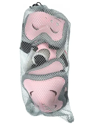 Комплект дитячий шолом та захист Yongkang GB24429-2009 S (5-9 р) рожевий єдиноріг (G0001136) - фото 10