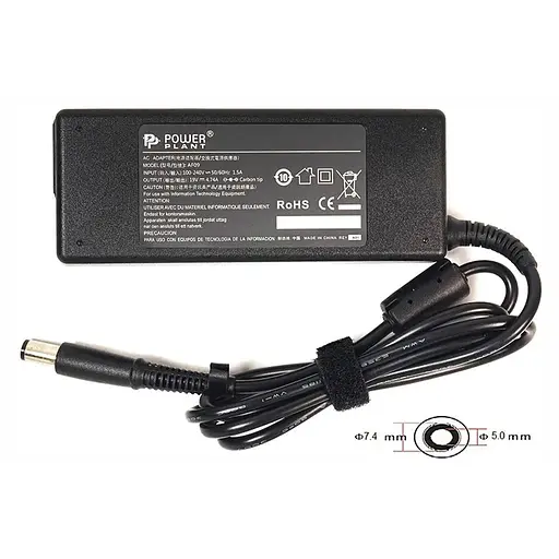 Блок живлення для ноутбуків PowerPlant HP 220V, 19V 90W 4.74A (7.4*5.0)