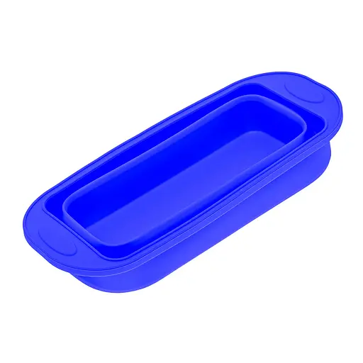 Форма для випікання хліба силіконова 29.5х12.3х11 см, Profsil Синій 87149 - фото 7