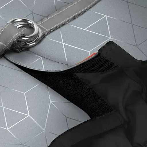 Шлея для собак Waudog Clothes м'яка c QR-паспортом, світловідбивна, S2 - фото 3