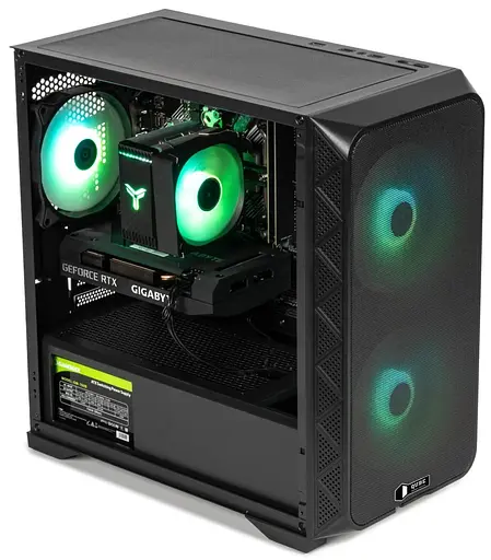 Корпус QUBE FLOW Black (FLOW_FBNU3) Без БП - фото 7