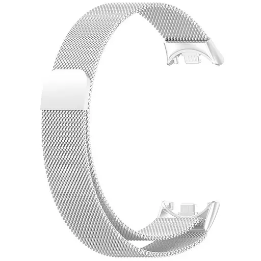 Ремешок Milanese Loop Design для Xiaomi Mi Band 8 / Band 9 (China) / 10 White
