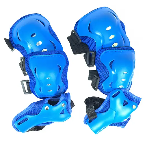 Комплект детской защиты Union group А08 S (5-9 р) сине-черный (G0002246) - фото 1