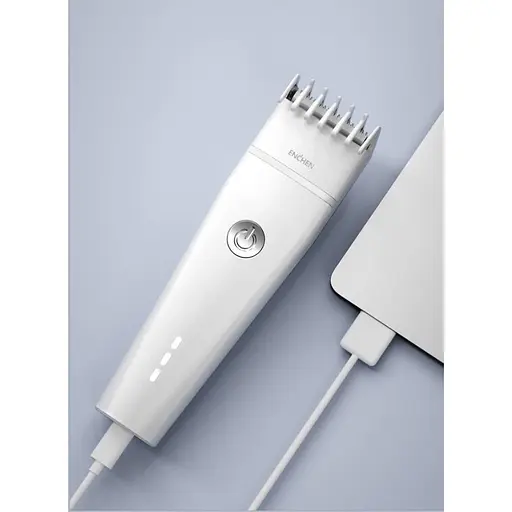 Машинка для стрижения волос Xiaomi Enchen Boost 2 белая — версия 2 - фото 3
