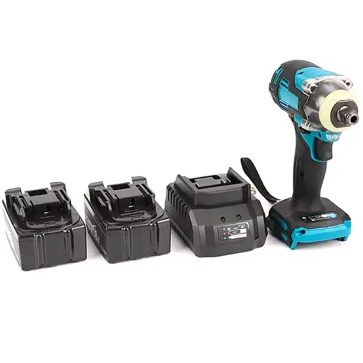 Акумуляторний шуруповерт з набором інструментів індикацією заряда 2 акумулятори 48 Вт Синій - фото 2