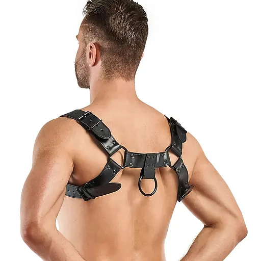 Портупея Bedroom Fantasies Bruno Chest Bulldog Harness - Black - фото 3