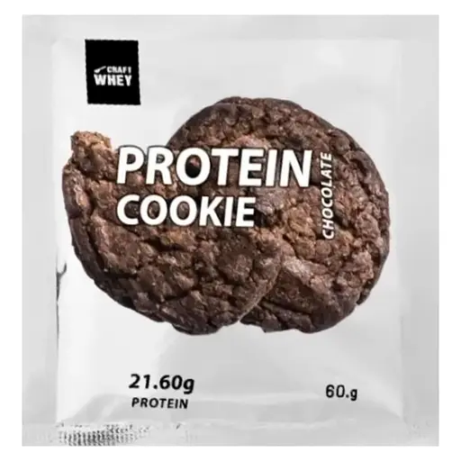 Набор печенья протеинового Craft Whey: Chocolate + Red Velvet + Oatmeal + Nuts Mix + Marshmallow + Coconut + Cherry + Cashew + Candy + Black 580 г (9 шт. 60 г + 1 шт. 40 г) - фото 2