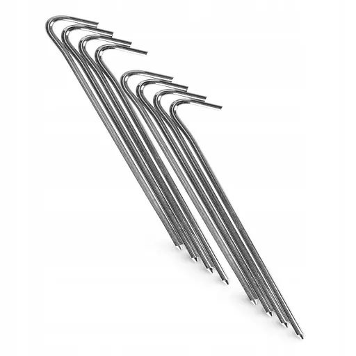 Набір кілочків для намету Mountain Goat сталеві 20 см 10 шт (P-5905973406857) - фото 7