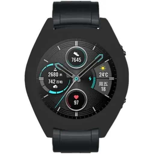 Чехол-бампер DK Силикон для Honor MagicWatch 2 46mm (black) - фото 2