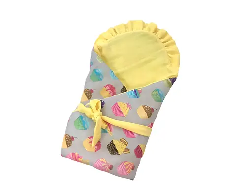 Мусліновий плед-конверт Moontime "Тістечка" - фото 1