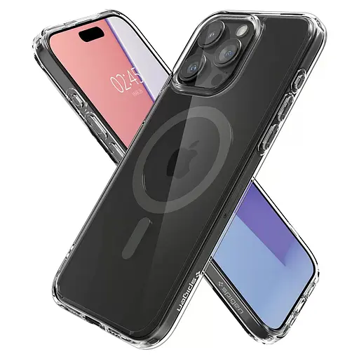 Протиударний чохол Spigen Ultra Hybrid MagFiдля iPhone 15 Pro (6.1") Graphite ACS06716 - фото 8