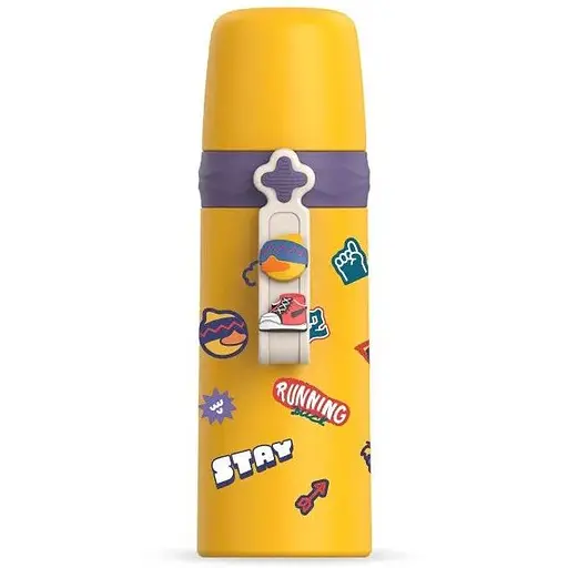 Термос дитячий Happy Day 350 мл з нержавіючої сталі з колбою для сублімації