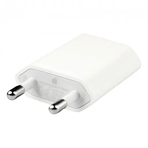 Блок живлення Power adapter 5W для Apple Original EU (євро вилка) MD813 A1400 - фото 1