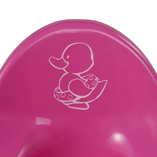 Горшок ночной "Little Duck" розовый - фото 5