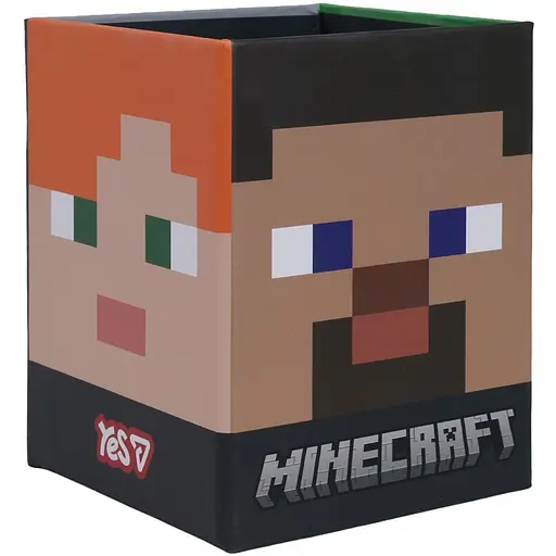 Стакан для письменных принадлежностей Yes Minecraft картон (708620) - фото 1