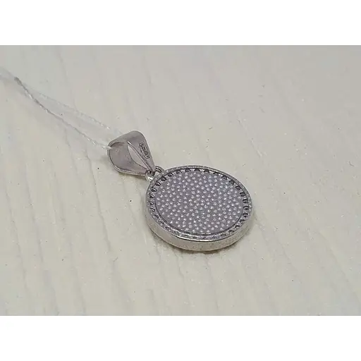 Срібна підвіска TOP Silver з фіанітами. 540245Б - фото 3