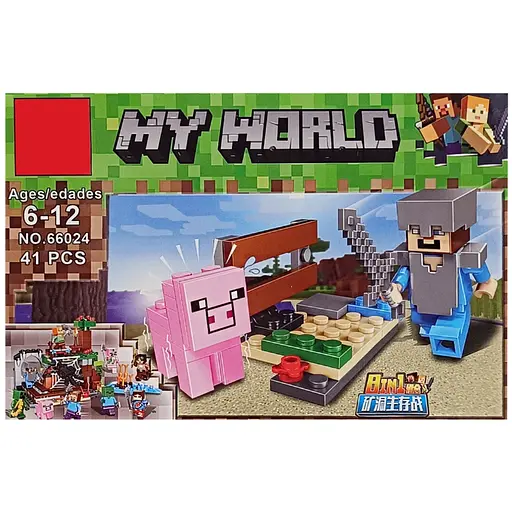 Конструктор детский "Minecraft" 66024-2, 42 детали