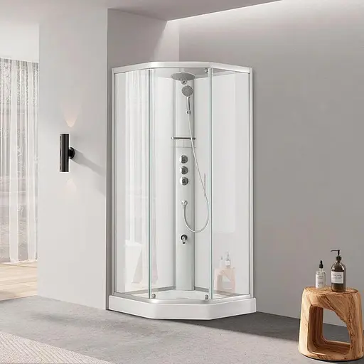 Душевой бокс Dusel Glare сатин 900x900x2100 559001 - фото 1