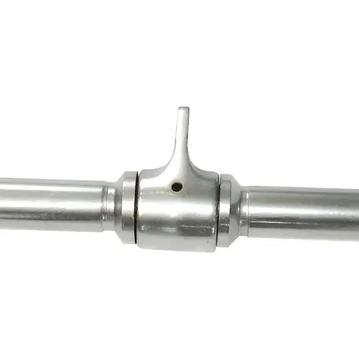 Ручка для верхньої тяги York Fitness 50см пряма з гумовими рукоятками, хром - фото 7