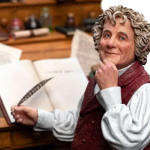 Статуэтка Lord of Rings Bilbo Baggins At His Desk Statue 1/6 scale - фото 7
