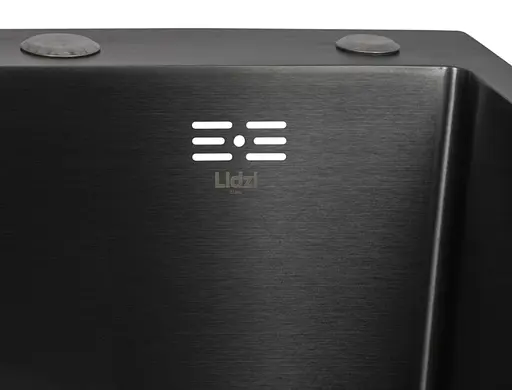 Кухонная мойка Lidz Handmade 3.0/1.0 мм H7849BL LDH7849BLPVD43624 - фото 3