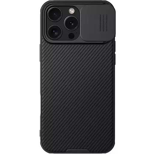 Карбонова накладка Nillkin CamShield Pro для Apple iPhone 16 Pro 6.3 Black - фото 1
