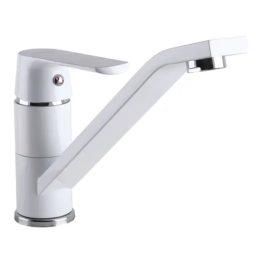 Змішувач для кухні Globus Lux Laguna GLA-0203Q-7-WHITE - фото 1