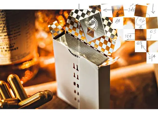 Карти гральні United States Playing Card Company Ellusionist Knights (gold) (PC_ELKNg) - фото 2