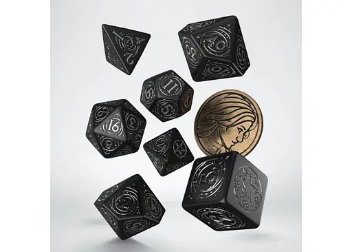 Набір кубиків The Witcher Dice Set. Yennefer - The Obsidian Star , 7 шт. (SWYE02) - фото 2