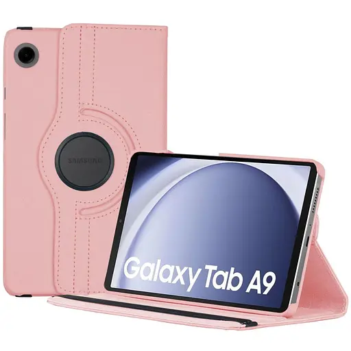 Чохол з поворотом на 360 Samsung Tab A9 8.7 SM X110 X115 Світло-рожевий