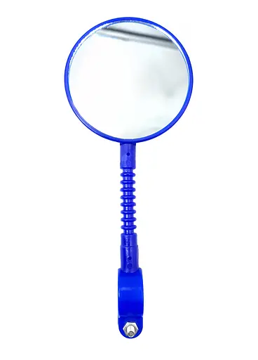 Дзеркало для дитячого велосипеда кругле 7 см синій (G00011645) - фото 1