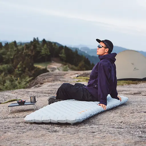 Матрас надувной одноместный UL Naturehike CNK2450WS012, 196*64, серый - фото 4