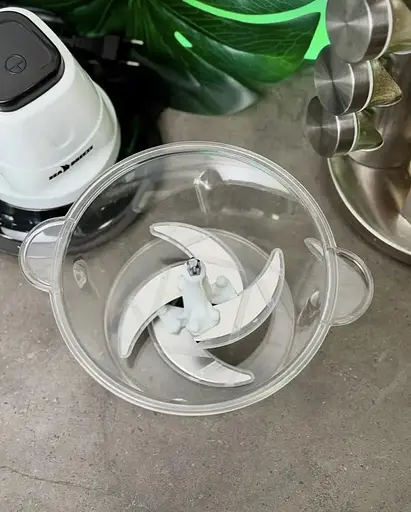 Подрібнювач кухонний SeaBreeze SB-0606 4 леза 500Вт 2000мл Білий/Чорний - фото 3