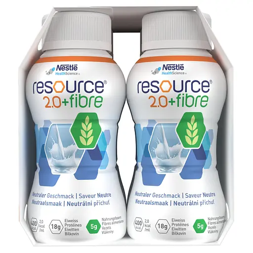 Уцінка. Ентеральне харчування Nestle Health Science Resource 2.0+Fibre із нейтральним смаком 4 шт. х 200 мл - фото 7