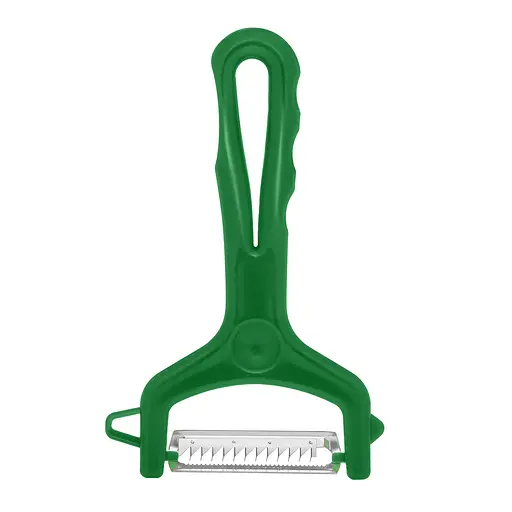 Ніж для нарізки соломкою овочів та фруктів (для корейської моркви) 13 см Зелений 85037 - фото 4