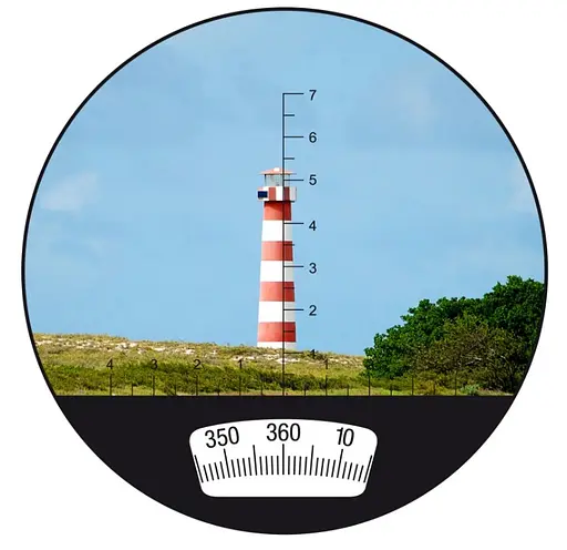 Бинокль с дальномерной сеткой Bresser Nautic 7x50 Gen II Compass R/T (1866840) - фото 4