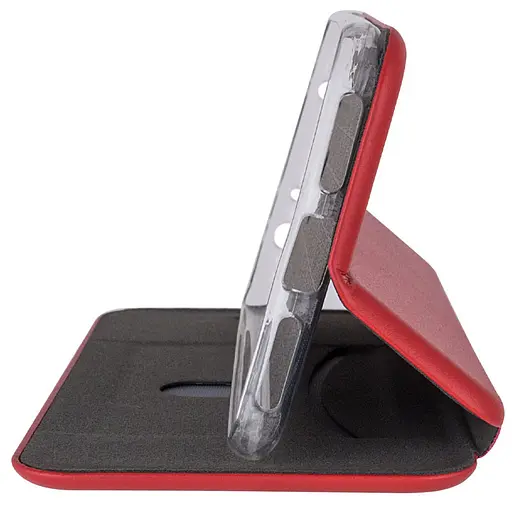 Кожаный чехол-книжка Classy для Xiaomi Redmi Note 9s / Note 9 Pro / Note 9 Pro Max Красный - фото 5