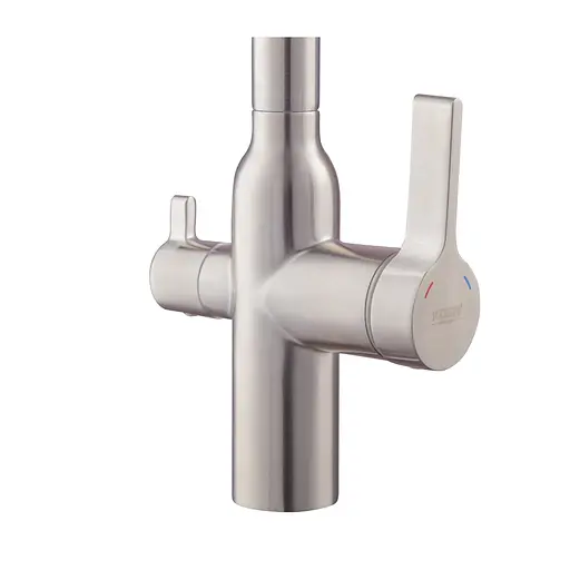 Смеситель для кухни на две воды Koer KI-72020-02 KR4797 Нержавеющая сталь - фото 8