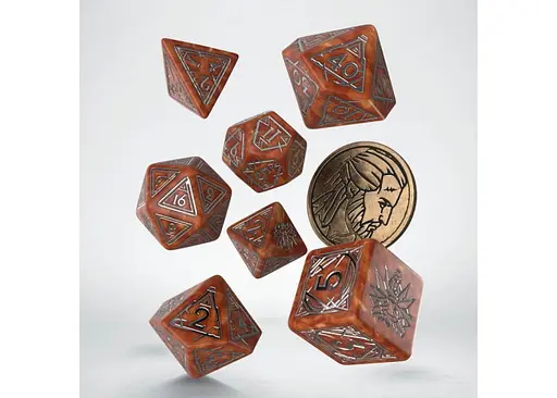Набір кубиків The Witcher Dice Set. Geralt - The Monster Slayer , 7 шт. (SWGE02) - фото 2
